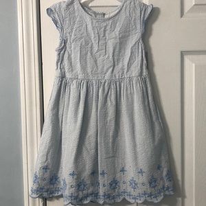 Size 6 light blue and white dress by crown and ivy